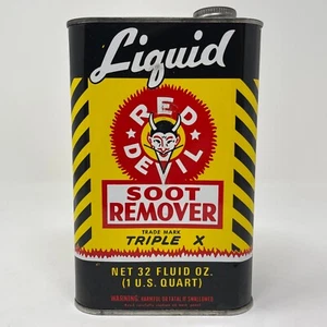 Removedor de hollín Red Devil de colección triple X lata de aceite 32 oz. NUEVA lata de gas y petróleo - Imagen 1 de 8