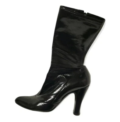 Botas Marc Jacobs charol negro tacón medio pantorrilla talla EU 35.5 / US 6.5 Foto 1 de 4