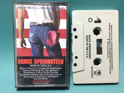 BORN IN THE USA by Bruce Springsteen (Cassette 1984 Columbia) - Image 1 of 3