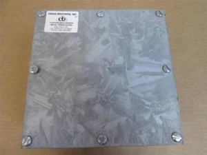 Cross Brothers CBN1-8x8x6-SC Galvanized Steel NEMA1 General Purpose Enclosure - Picture 1 of 6