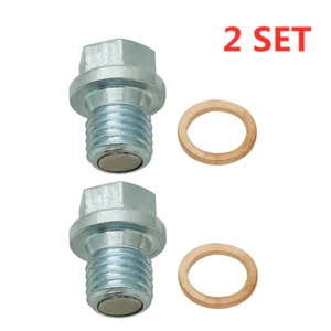 2x Perno magnético para tapón de drenaje de aceite para Honda TRX 70 90 125 200 250 300 350 400 420 - Imagen 1 de 9