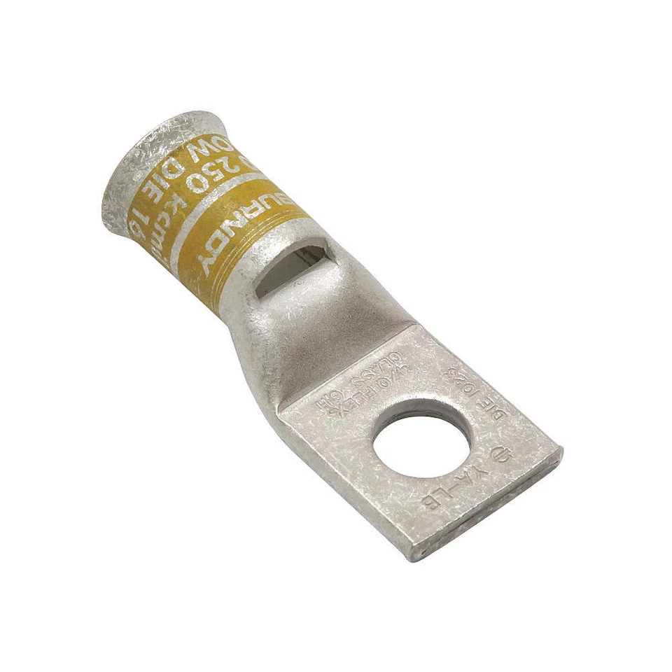BURNDY YA29LB OneHoleLugCmprsnConn,STD,Yellow,1023/16 22C384 - Image 1 of 1