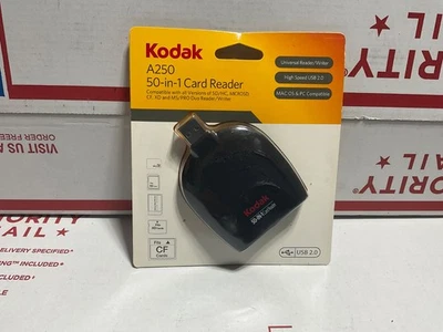 Kodak A250 50-in-1 Card Reader Writer MacOS & PC Compatible 83037-RS USB New - Image 1 of 2