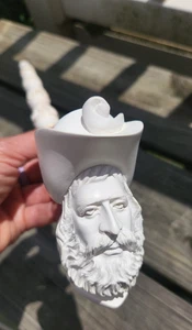 Vintage 16” Unused Turkish Hand Carved Meerschaum Pipe - Picture 1 of 4
