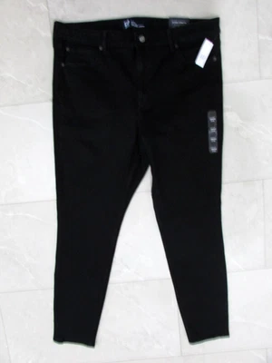 GAP Womens Universal Legging Jeans Size 18 /34 Long Black High Rise Stretch NWT - Image 1 of 4