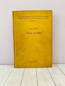 Linear Algebra 2nd Ed Greub Graduate Text Springer Grundlehren 1963 HC Math Vnt - Picture 1 of 7