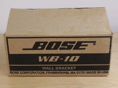 Genuine Bose WB-10 Wall Brackets Black Metal for Bose Model 151 Speakers OEM - Image 1 of 4