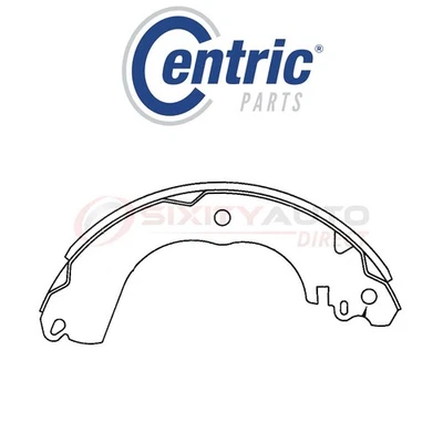 Centric Drum Brake Shoes for 2015-2017 Dodge Attitude 1.2L L3 - Kit Set ss Foto 1 de 4