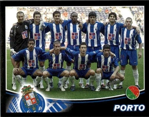 Juego de pegatinas Panini Portugal 2005 fútbol foto equipo descanso Oporto #266 - Imagen 1 de 2