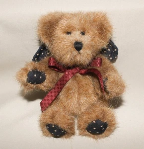 Colección Boyds Bear De Colección Oso Oso Ángel Articulado 1988-2001 Marrón Azul Estrellas Alas - Imagen 1 de 6