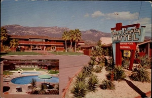 Santa Barbara, CA Town & Country Motel Kalifornien Postkarte - Bild 1 von 2