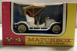 Matchbox Lesney Models Of Yesteryear Y-4 1909 Opel Coupe White - Picture 1 of 5