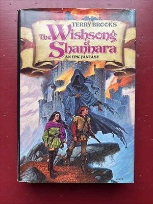 The Wishsong of Shannara By Terry Brooks 1985 HCDJ Book Club Edition - Imagem 1 de 4