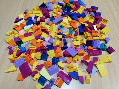 LEGO Konvolut Dachsteine Inverse 235 Stück Steine bunt / Schrägsteine Friends - Bild 1 von 4