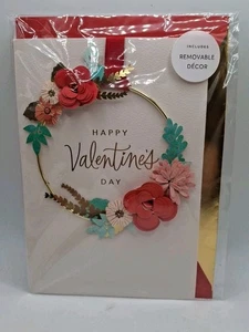  Hallmark Signature Card High Quality Valentine Day Removable Decor Red - Picture 1 of 2