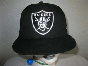 Oakland Raiders Hat cap fitted 73/8 New Era 59Fifty Las Vegas NFL Official - Picture 1 of 11