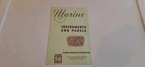 Vintage 1952 Stewart Warner Wings Marine Instruments Panels Brochure Original - Bild 1 von 15