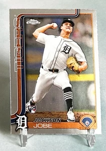 Jackson Jobe 2025 Topps Chrome Baseball #249 Rookie RC Detroit Tigers - Picture 1 of 3