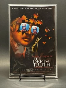 DEPARTMENT OF TRUTH # 11 *SIGNED* DAVID SANCHEZ LTD 400 THE GAME MOVIE HOMAGE NM - Picture 1 of 1