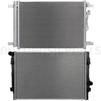 For 2015-2016 2018 Volkswagen Golf Aluminum Radiator & AC Condenser Cooling Kit - Image 1 of 4