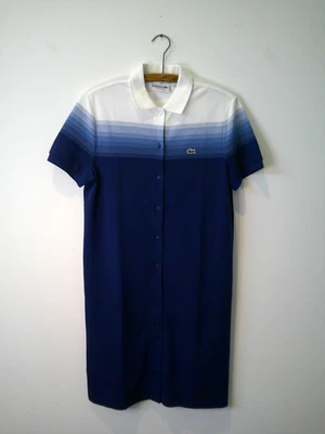 Nuevo sin etiquetas Vestido Lacoste Algodón Caviar Piqué Calce Recto Hecho en Francia EE. UU. 6 S 38 Foto 1 de 4
