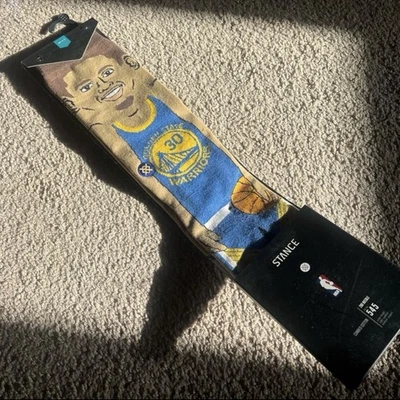 Calcetines grandes STANCE Steph Curry Golden State Warriors Foto 1 de 3