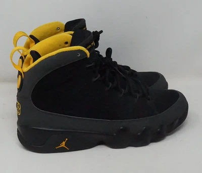 Zapatillas Air Jordan 9 Retro Carbón Oscuro Universitario Dorado Talla 8.5 Foto 1 de 4