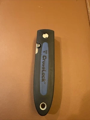 Navaja de bolsillo Buck Cross Lock vintage Foto 1 de 4