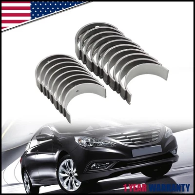 Main Rod Bearings fit for 2006-2008-2016 Kia Optima Hyundai Sonata 2.4L DOHC 16v - Image 1 of 4