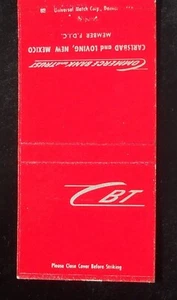 Libro de cerillas Commerce Bank and Trust Loving Carlsbad casi nuevo Eddy Co años 60 Nuevo México - Imagen 1 de 2