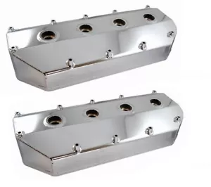 Cubiertas de válvula Hemi Mopar 426 1966-1971 Chrysler Dodge Plymouth fabricado aluminio - Imagen 1 de 1