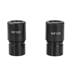 WF10X Microscope Eyepieces Biological Stereo Microscope Accessory  23.2mm 2PCS - Picture 1 of 1
