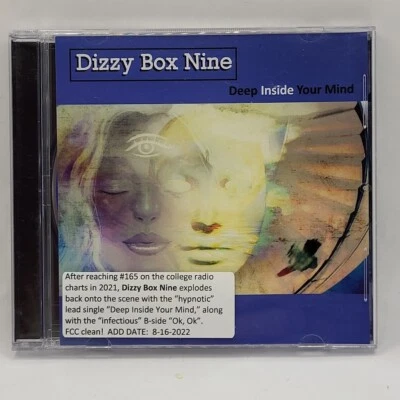 Dizzy Box Nine Deep Inside Your Mind / Ok, Ok EP CD with Promo Sticker - Imagem 1 de 2