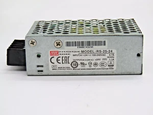 Meanwell RS-25-24 Alimentatore switching 24V 1A | Convertitore da 100-240V AC a DC - Foto 1 di 7