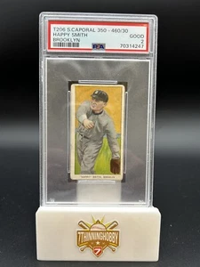 1909 T206 Happy Smith Brooklyn S. Caporal 350-460/30 (Dodgers) PSA 2 - GOOD - Picture 1 of 2