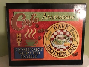 Cafe Americano Glass Multicolor Neo-Classical Collection 12" X 10" Glass Platter - Picture 1 of 4