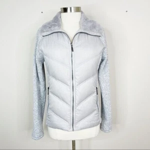 Chaqueta híbrida Marmot para mujer mediana M gris acero Thea 700 relleno forrada de piel - Imagen 1 de 12