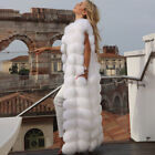 Women Winter Luxury Real Fox Fur Long Waistcoat Natural Fur Gilet Vests Outwear