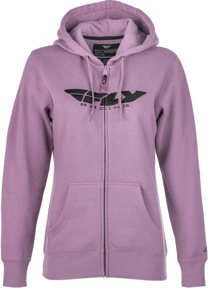 Fly Racing Women's Corporate Zip Up Hoodie Md Mauve - Image 1 of 1