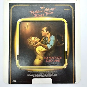 The Postman Always Rings Twice CEDS Video Disc 1981 Vintage Jack Nicholson - Picture 1 of 2