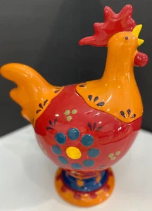 Vintage Chicken Rooster Cookie Jar Country Baja Collection Home Studio - Picture 1 of 11