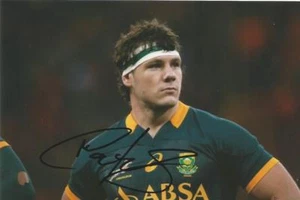 SOUTH AFRICA & ULSTER RUGBY UNION: MARCELL COETZEE SIGNED 6x4 ACTION PHOTO+COA - Picture 1 of 1
