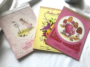 LOT of 3 assorted VINTAGE 70’s 80's Stationery Paper Sheets Letter, - Picture 1 of 9