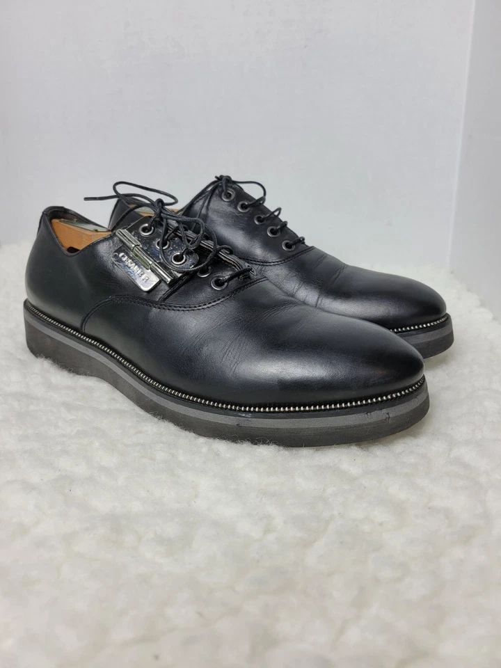 Zapatos Cesare Paciotti para Hombre Talla 7 Cuero Negro Oxford Derby Lujo  Foto 1 de 4