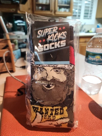 Pro Wrestling Crate Exclusive Super Kick Socks WWE AEW WCW Mick Foley Cactus Cover