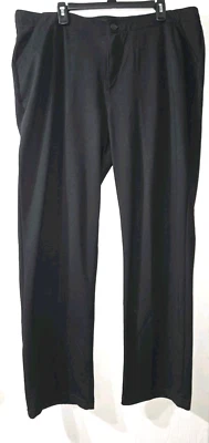 Cómodos Pantalones de Vestir Negros Riders by Lee Rectos Talla 20W Tejidos Medianos Pckts Foto 1 de 4