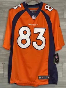 Denver Broncos #83 Wes Welker Trikot Nike On Field NFL Orange Blau Herren L Neu mit Etikett - Bild 1 von 12