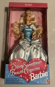Sears Exclusive Limited Edition SILVER SWEETHEART Barbie Doll 1994 Still Sealed! - Bild 1 von 2