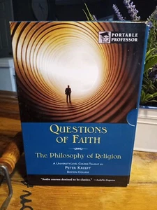 Portable Professor Audio CD, Book/QUESTIONS OF FAITH/THE PHILOSOPHY OF RELIGION  - Picture 1 of 24