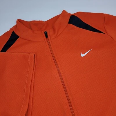 Nike FitDry Women's XL Large Shirt Orange Short Sleeve Cycling Biking Running - Image 1 of 4